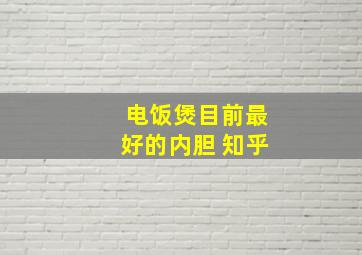 电饭煲目前最好的内胆 知乎